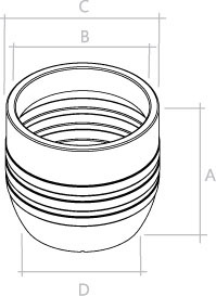 Vaso Petra 50 - Verdy Vasos - Eco Irrigação e Jardim