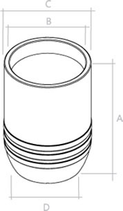 Vaso Petra 80 - Verdy Vasos - Eco Irrigação e Jardim