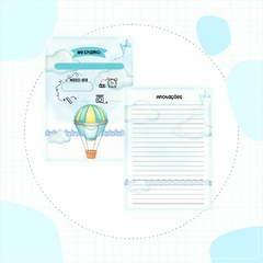 Caderneta de Saúde e Vacinação Personalizada com Capa Dura - Balão - comprar online