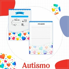Caderneta de Saúde e Vacinação Personalizada com Capa Dura - Autismo Menino - comprar online