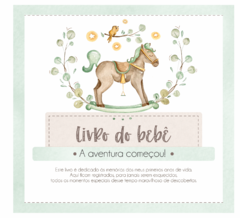 Albúm de Fotos e Recordações / Livro do Bebê Cavalo de Balanço - comprar online
