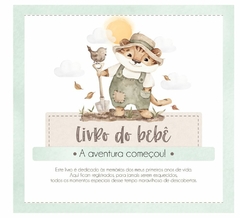 Albúm de Fotos e Recordações / Livro do Bebê - Tigre Cute - comprar online