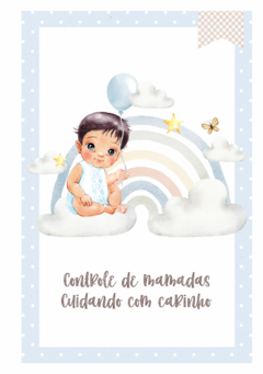 Caderneta de Saúde e Vacinação Personalizada com Capa Dura - Arco Íris Baby Boy na internet