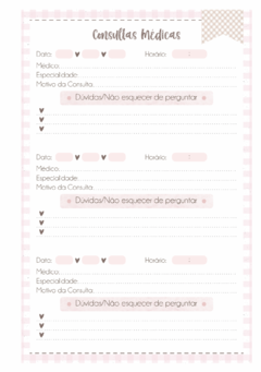 Caderneta de Saúde e Vacinação Personalizada com Capa Dura - Ursinha Arco Íris