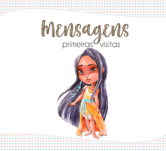 Imagem do Albúm de Fotos e Recordações / Livro do Bebê Princesa Pocahontas