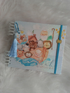 Álbum de Fotos e Recordações / Livro do Bebê 0 a 5 anos - Arca de Noé Menino