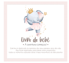 Albúm de Fotos e Recordações / Livro do Bebê Elefantinha Bailarina - comprar online