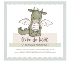 Albúm de Fotos e Recordações / Livro do Bebê Dragão Baby - comprar online