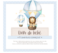 Albúm de Fotos e Recordações / Livro do Bebê Leão Baloeiro - comprar online