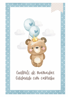 Caderneta de Saúde e Vacinação Personalizada com Capa Dura - Monograma Ursinho na internet