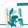 Caderneta de Saúde e Vacinação Personalizada com Capa Dura - Dinossauros Minimalistas