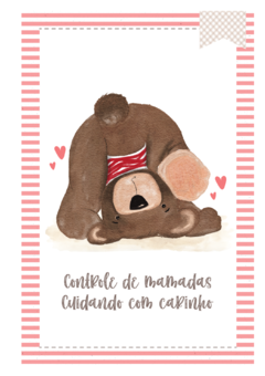 Caderneta de Saúde e Vacinação Personalizada com Capa Dura - Ursinho Baby Utida na internet