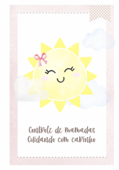 Caderneta de Saúde e Vacinação Personalizada com Capa Dura - Meu Sol Girl na internet