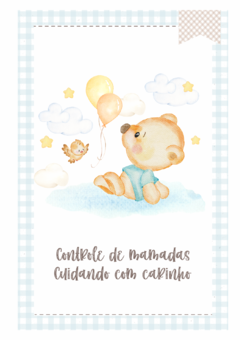 Caderneta de Saúde e Vacinação Personalizada com Capa Dura - Pequeno Urso na internet