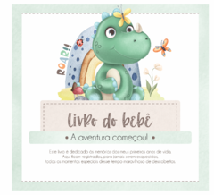 Albúm de Fotos e Recordações / Livro do Bebê Dino Baby Cute - comprar online