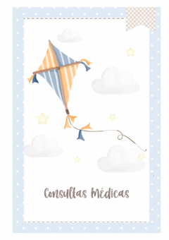 Imagem do Caderneta de Saúde e Vacinação Personalizada com Capa Dura - Alfabeto Candy Pipas
