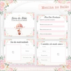 Albúm de Fotos e Recordações / Livro do Bebê - Menina Baloeira - comprar online