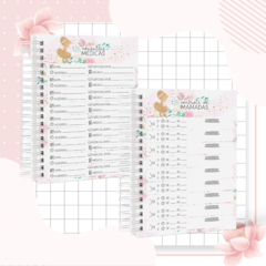 Caderneta de Saúde e Vacinação Personalizada com Capa Dura - Bailarina Floral na internet