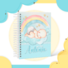 Caderneta de Saúde e Vacinação Personalizada com Capa Dura - Bebê Arco Íris Menino