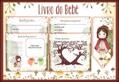 Álbum de Fotos e Recordações / Livro do Bebê - Chapeuzinho Vermelho - comprar online