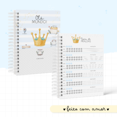 Caderneta de Saúde e Vacinação Personalizada com Capa Dura - Coroa Menino na internet