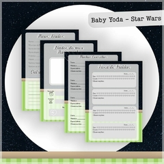 Caderneta de Saúde e Vacinação Personalizada com Capa Dura - Baby Yoda Star Wars - comprar online