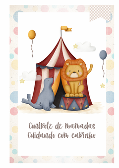 Caderneta de Saúde e Vacinação Personalizada com Capa Dura - Circus na internet