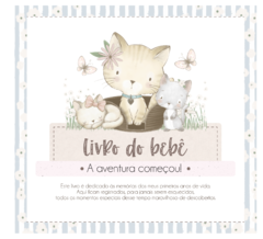 Albúm de Fotos e Recordações / Livro do Bebê Gatinhos Cute - comprar online