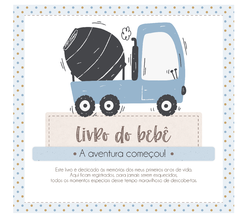 Albúm de Fotos e Recordações / Livro do Bebê Pequenos Escavadores - comprar online