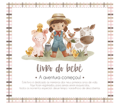Albúm de Fotos e Recordações / Livro do Bebê Fazendeira - comprar online