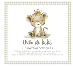 Albúm de Fotos e Recordações / Livro do Bebê Leão Rei - comprar online
