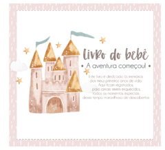 Albúm de Fotos e Recordações / Livro do Bebê Castelo Girl - comprar online