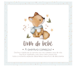 Albúm de Fotos e Recordações / Livro do Bebê Raposinha Cute - comprar online