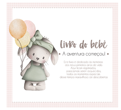 Albúm de Fotos e Recordações / Livro do Bebê Coelhinha Green - comprar online