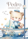 Caderneta de Saúde e Vacinação Personalizada com Capa Dura - Urso Marinheiro Baby