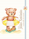 Caderneta de Saúde e Vacinação Personalizada com Capa Dura - Urso Praieiro