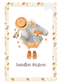 Imagem do Caderneta de Saúde e Vacinação Personalizada com Capa Dura - Boho Girl