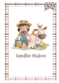 Imagem do Caderneta de Saúde e Vacinação Personalizada com Capa Dura - Fazendeira
