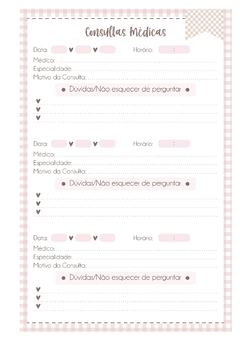 Caderneta de Saúde e Vacinação Personalizada com Capa Dura - Joaninha Baby