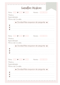 Caderneta de Saúde e Vacinação Personalizada com Capa Dura - Coelhinha Green