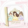 Caderneta de Saúde e Vacinação Personalizada com Capa Dura - Jardim das Princesas