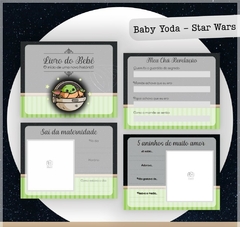 Albúm de Fotos e Recordações / Livro do Bebê - Baby Yoda Star Wars - comprar online