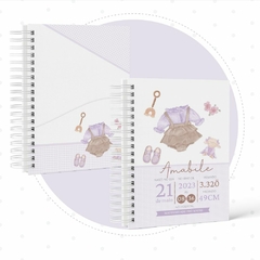 Caderneta de Saúde e Vacinação Personalizada com Capa Dura - Baby Girl - comprar online