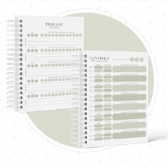 Caderneta de Saúde e Vacinação Personalizada com Capa Dura - Neutro Verde na internet