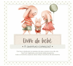 Albúm de Fotos e Recordações / Livro do Bebê - Família Coelhinhos - comprar online