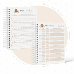 Caderneta de Saúde e Vacinação Personalizada com Capa Dura - Ursinha Nuvem na internet