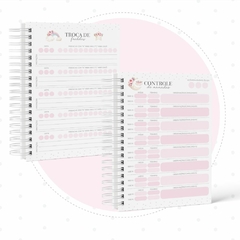 Caderneta de Saúde e Vacinação Personalizada com Capa Dura - Céu Floral na internet