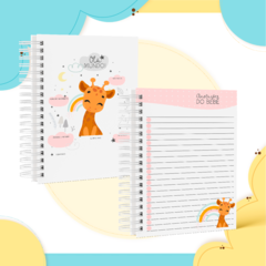 Caderneta de Saúde e Vacinação Personalizada com Capa Dura - Girafinha II - comprar online
