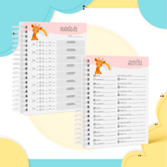 Caderneta de Saúde e Vacinação Personalizada com Capa Dura - Girafinha II na internet