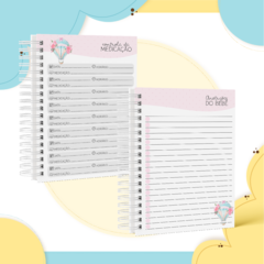 Caderneta de Saúde e Vacinação Personalizada com Capa Dura - Balões Girls na internet